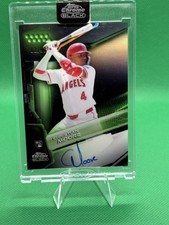 2026 Topps Chrome Black #CBA-CM Christian Moore Autographs Green Refractor #/99