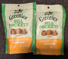 2 Pk GREENIES Chicken Flavor Pill Pockets - 7.9 oz