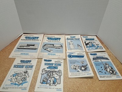 Coleco Vision manuals and coleco vision game manuals lot Look at pics