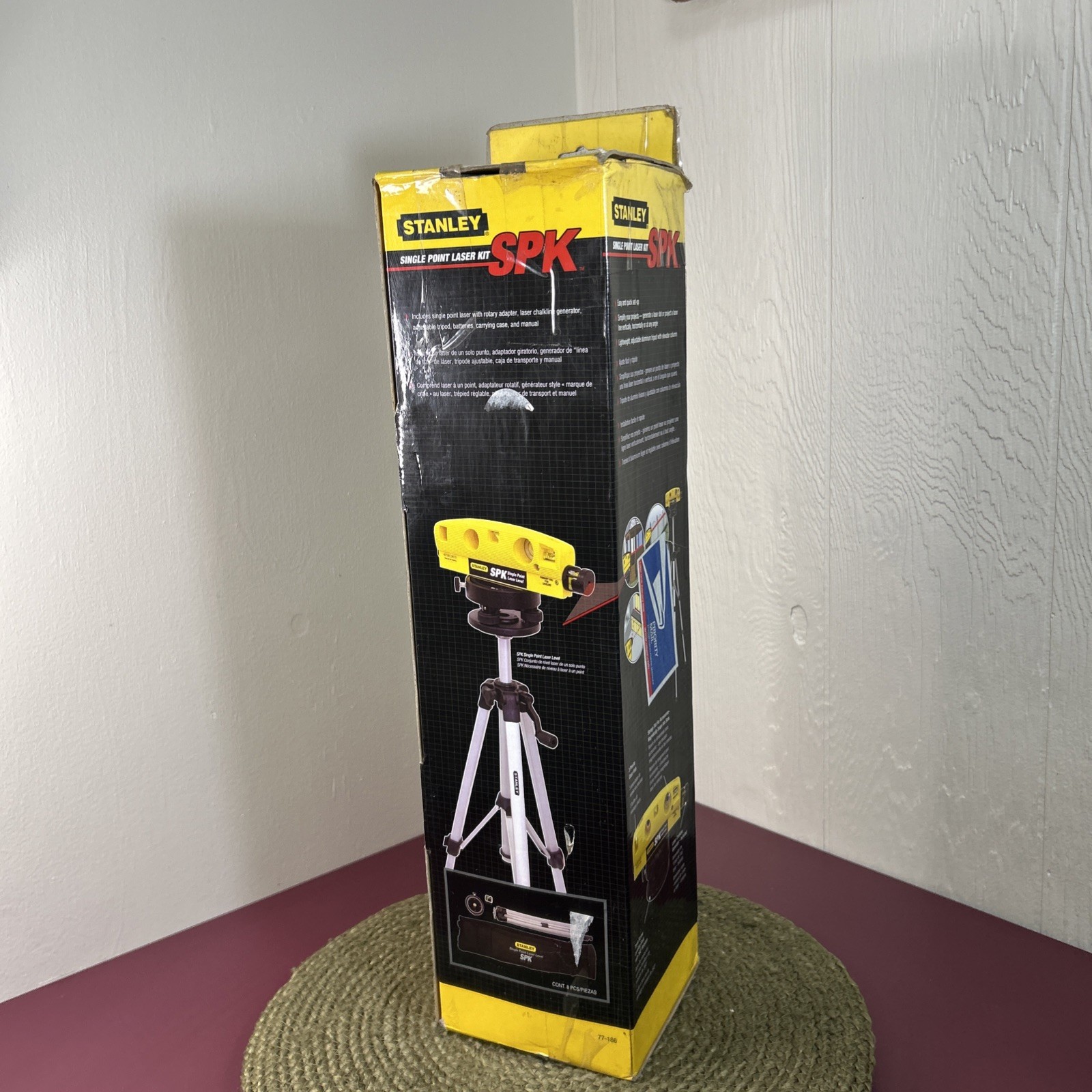 Stanley SPK Laser Level Kit w/ Tripod Single Point Torpedo Level NIB