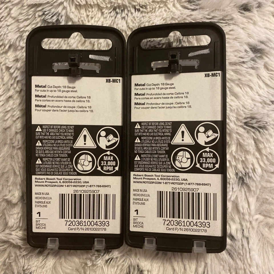 Lot of 2 - Rotozip 5/32 In. Metal Cutting Bit XB-MC1 Rotozip XB-MC1 720361004393 - Image 3 of 3