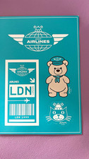 Jellycat Airlines London Children’s Wall Sticker Set, Turquoise/White Travel