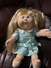 1987 Cabbage Patch Kids Doll Growing Hair Blond Blue Eyes Clean