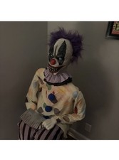 Spirit Halloween 2013 Thrashing Clown Animatronic Prop Gemmy (MISSING TNT!!) 