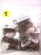 Swarovski Crystal 6mm 360 pcs Lt. Smoked Topaz 5000 5 baggies of 72