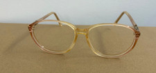 Vintage Lady Stetson 090 Womens Eyeglasses Frames Coral Pink Gold