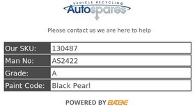 Nissan X-Trail MK3 (T32) 2016 1.6 CDI Autocharge Aftermarket Starter AS2422