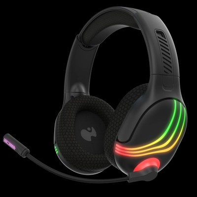 PDP LLC Wireless Black Afterglow  Wave, Over-ear Gaming Headset Bluetooth Schwar