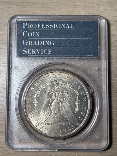 1900 Morgan Silver Dollar PCGS MS63 OGH Rattler Holder - Picture 2 of 4