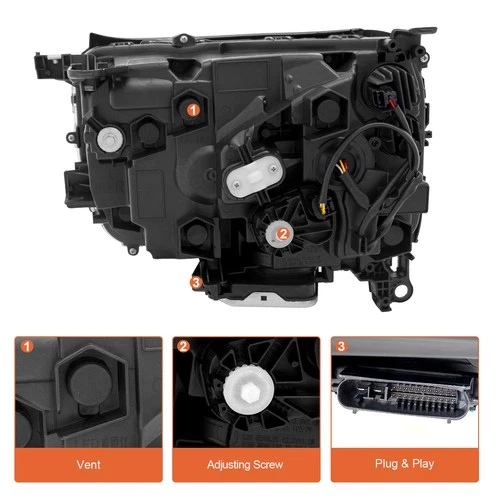 Conjunto de par de faros LED con DRL RH+LH para Land Cruiser Prado LC250 2024-2025 - Imagen 4 de 18