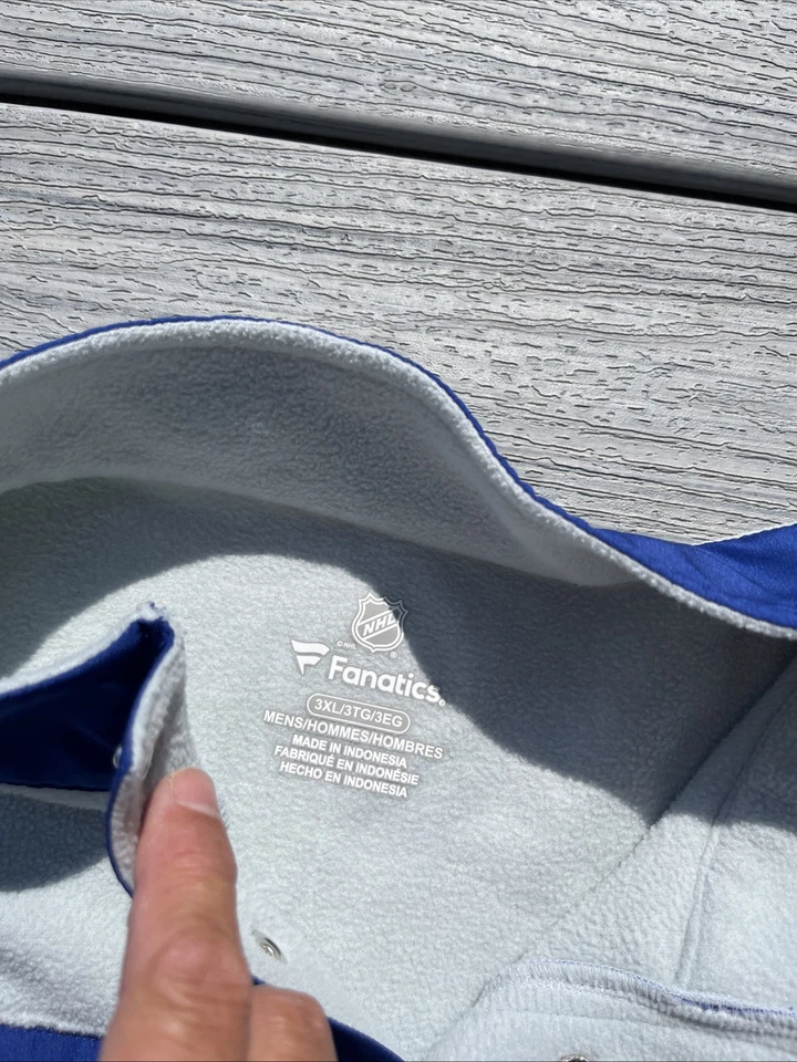 Fanatics New York Rangers  1/4 Snap Pullover  Sweatshirt  3XL NHL - Image 2 of 4