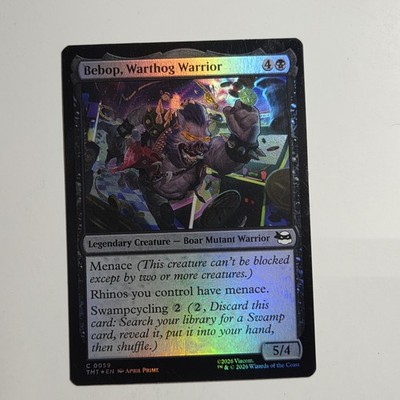 Bebop, Warthog Warrior Teenage Mutant Ninja Turtles Foil