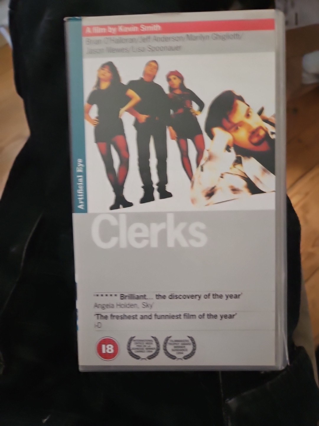 Clerks VHS Video Tape (1994), Kevin Smith, Brian O'Halloran, Artificial Eye