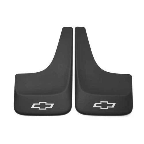 19213393 Splash Guards FT or RR w/ Bowite Logo Chevrolet Trucks SUV Express Van