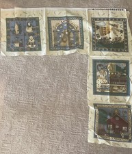 5 Debbie Mumm The Months 12 8.5 Squares Panel New Retired