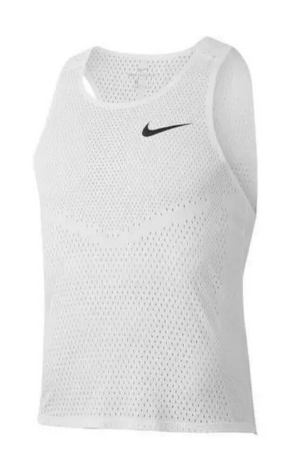 nike aeroswift singlet white