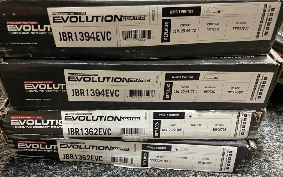 CRK5871 Powerstop Set Brake Pad Kit Front & Rear Toyota Prius 2010-2014-2015 Foto 2 de 4