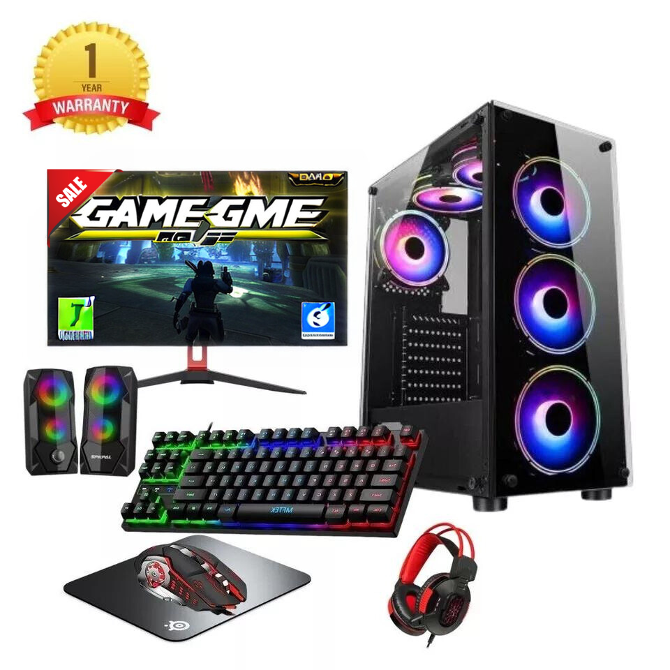 Gaming PC Bundle Core i5 16GB RAM NVIDIA GTX 1050 4GB 512 SSD
