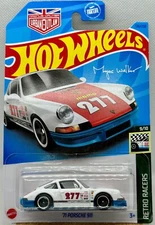 Hot Wheels 2023 Retro Racers #126 '71 Porsche 911 White URBAN OUTLAW NEW