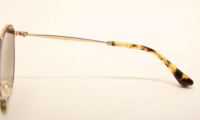 JIMMY CHOO Abbie NWT  61 mm Aviator Gold Havana /Brown Gradient  Sunglasses Jimmy Choo - Abbie - Gold Glitter Aviator Sunglasses with  main image 2