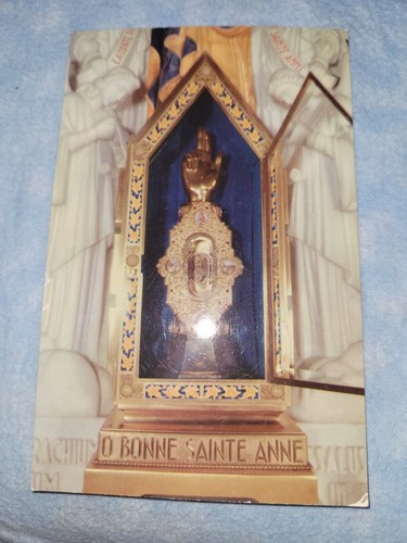 Postal de colección Capilla de Santa Ana Canadá postal con cuatro estampillas de 1 centavo - Imagen 2 de 2