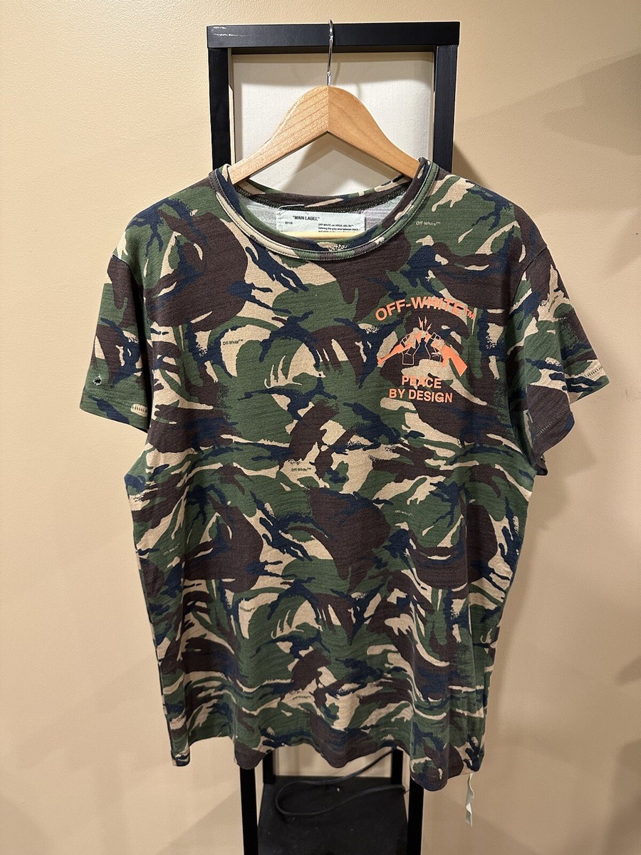 Apparel Off White Camouflage Shirt Off-White Virgil Peace By
