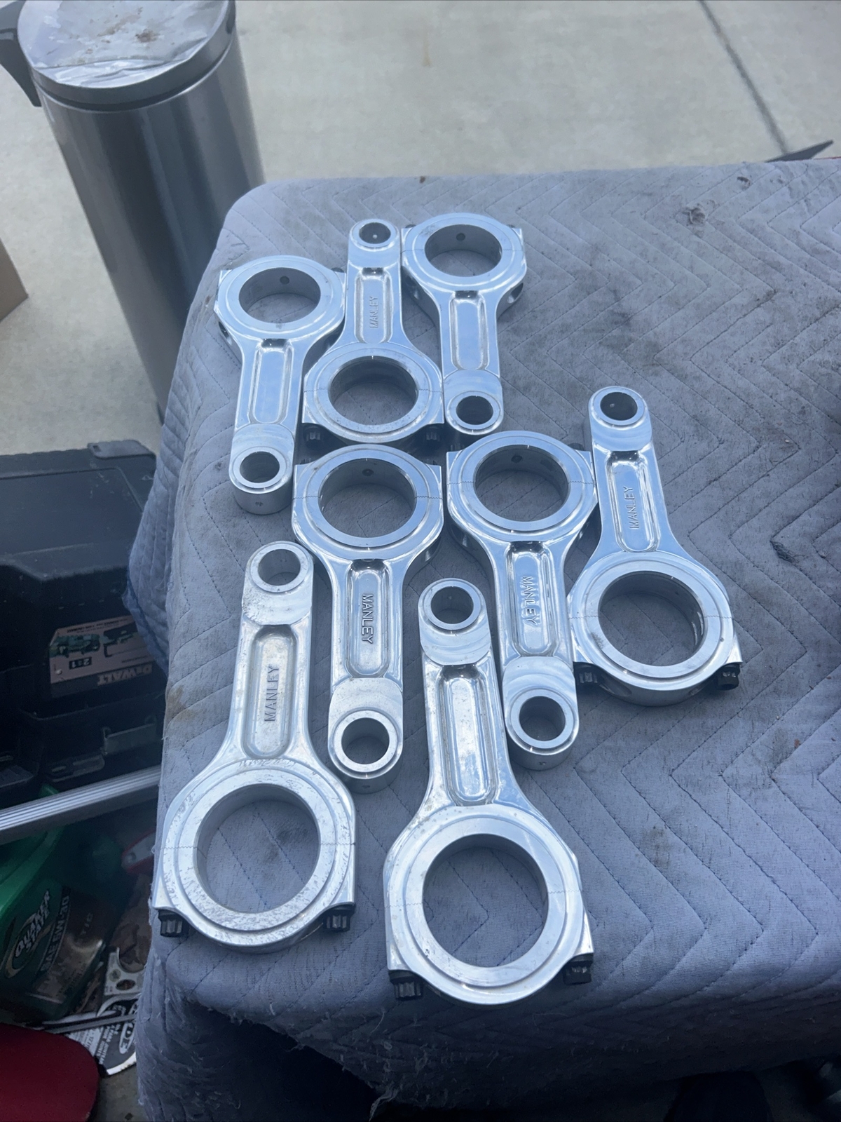 8 Manley SBC Aluminum Connecting Rods 6” Long eBay