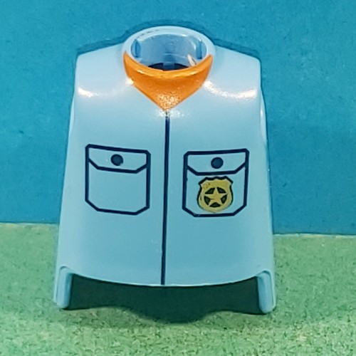 Torse Homme Playmobil Catégorie 2 Référence 9 - Pièce D'occasion En Très Bon état - Pour Customisation