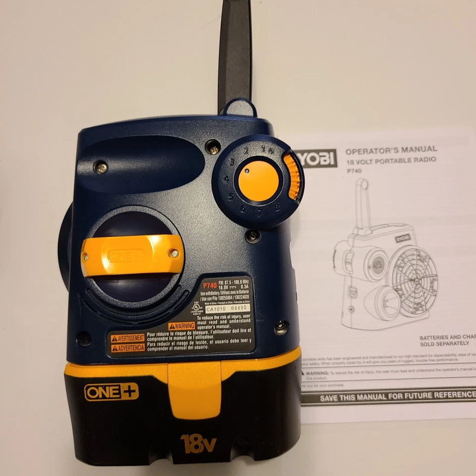 Sierra Circular Inalámbrica Ryobi 5-1/2" P501 con Hoja 18V+ Radio P740 + Batería Foto 2 de 4