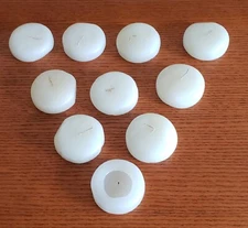 10 Pieces 2.5 Inch Unscented Floating Disc Candle for Wedding Pool Party Holiday