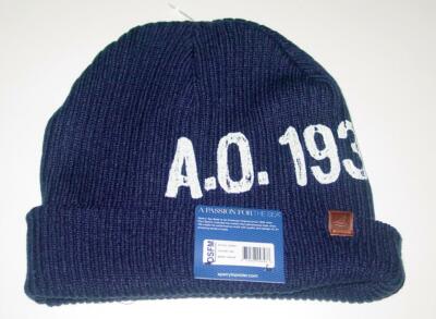 Too Cool! New Sperry Top-Sider Original 1935 Winter Knit Beanie Hat Navy  S65
