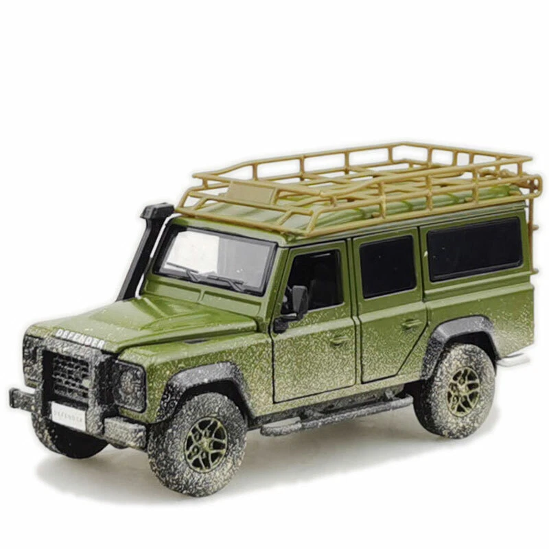 1:32 Land Rover Defender Dirty Version ORV Model Car Diecast Toy Vehicle Gift - Image 3 of 4