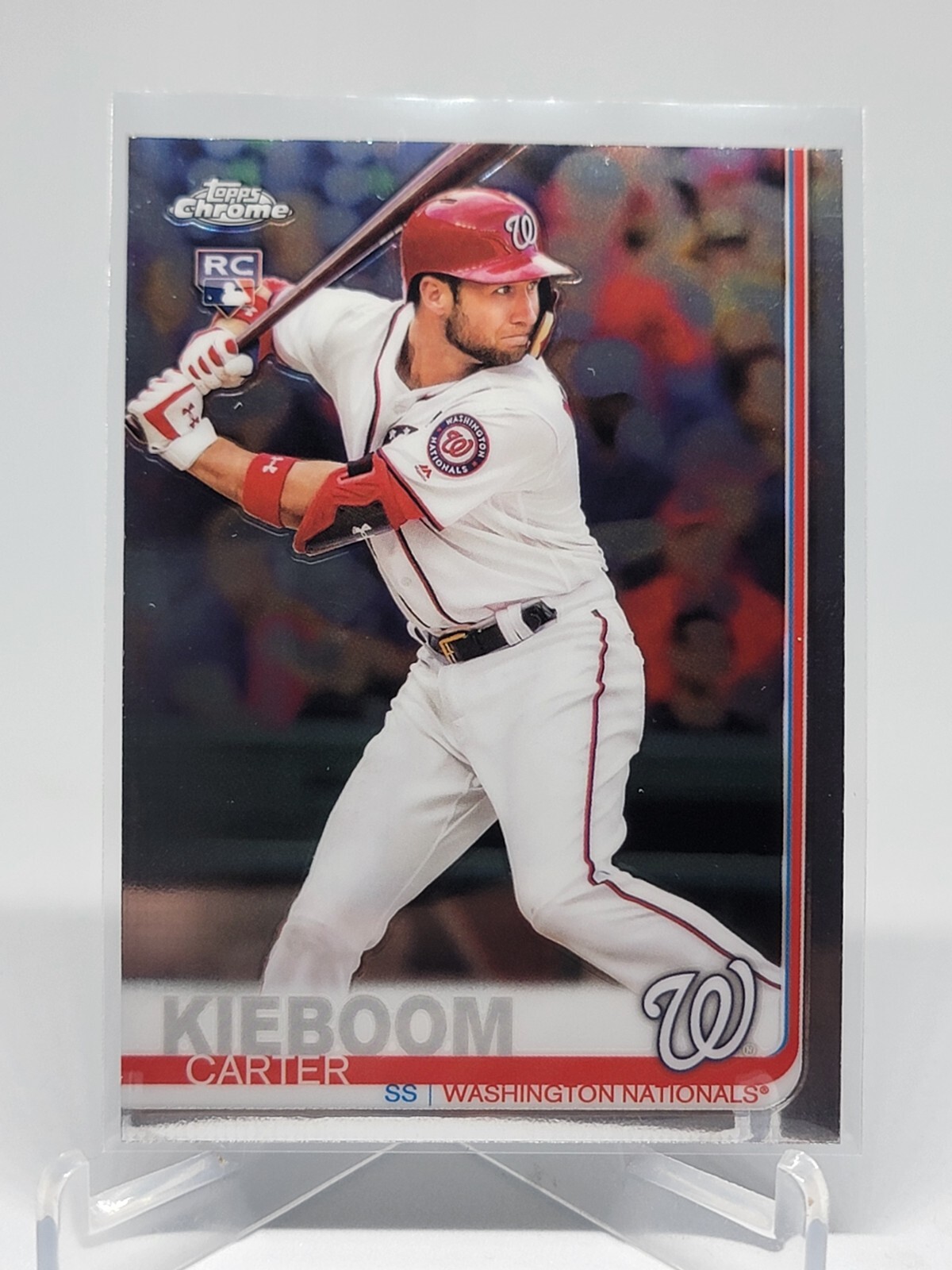 CARTER KIEBOOM RC 2019 Topps Chrome Update #22 Washington Nationals F4F