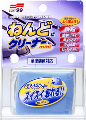 Soft99 Surface Smoother Clay Bar leistungsstarkes Werkzeug zum Entfernen von Verunreinigungen 100g