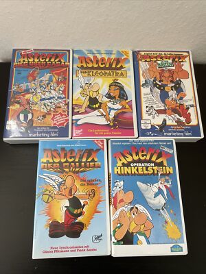 Asterix Sieg über Cäsar VHS 5vhs Konvult