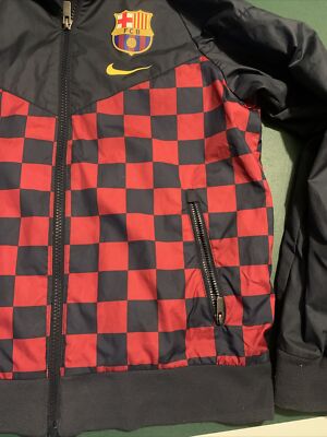 FC Barcelona Nike Full Zip Rain Jacket YM | eBay
