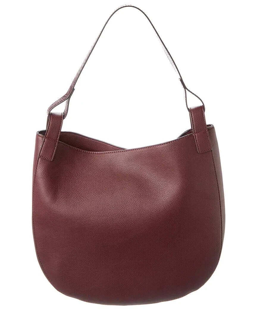 Jason Wu Black Cherry Pebbled Faux Leather Shoulder Bag | eBay