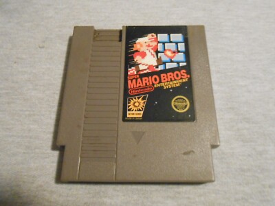 Video Game - Vintage - NES - SUPER MARIO BROS. - WORKS PERFECTLY - RARE