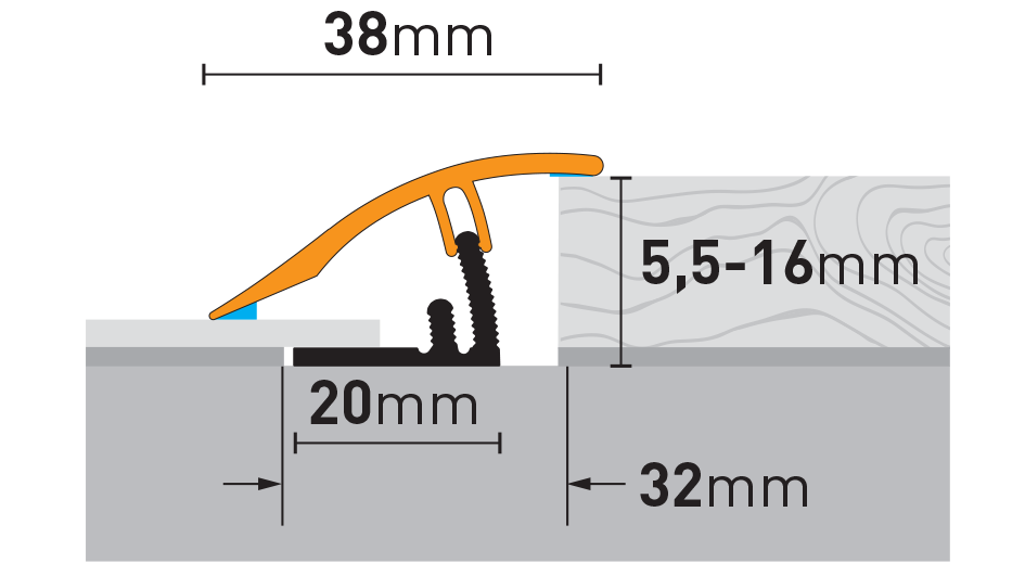Carpet / Floor To Tile / Vinyl / Laminate / Wood Door Strip Bar Height Variant eBay