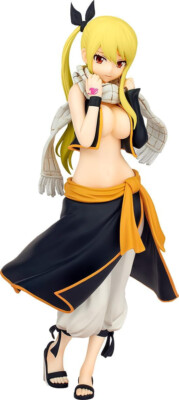 POP UP PARADE FAIRY TAIL Lucy Heartfilia Natsu Costume Ver. L Size 220mm