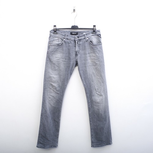 REPLAY Men's W33 L32 Jimi Jeans Bootcut Denim Pants Trousers Button Fly  Grey | eBay