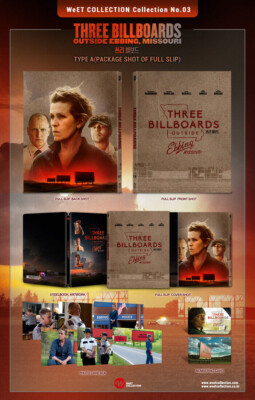 Three Billboards Outside Ebbing Missouri BLU-RAY Steelbook - Full