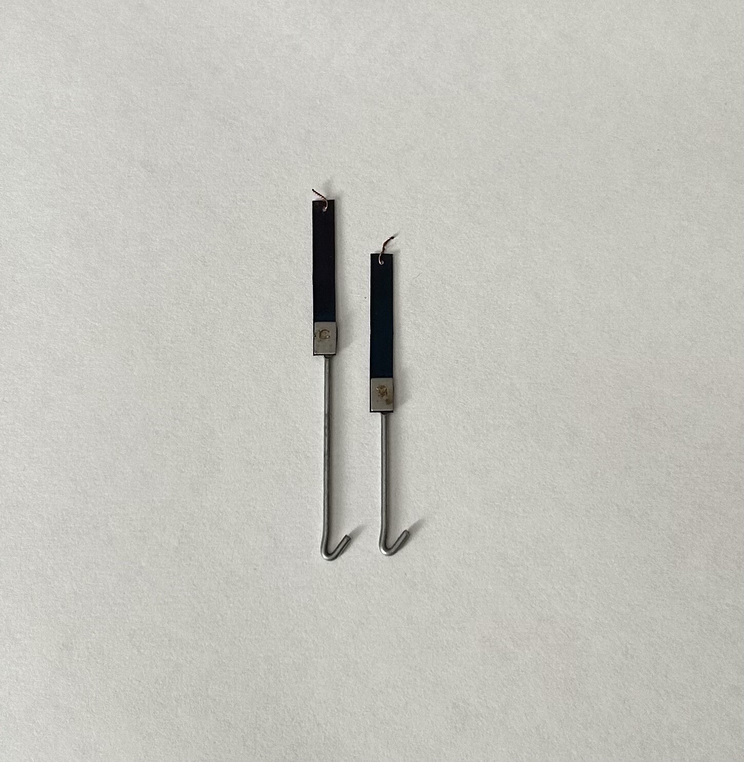 Antique Clock Suspension Spring ( Set Of 2 — 25/8” & 33/16” Long