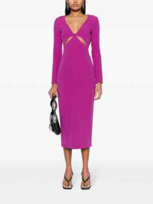 Versace Jeans Couture Midi Dress - Purple