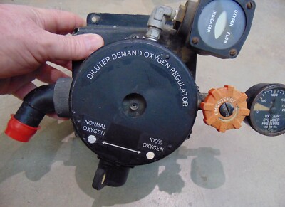 1960's USAF Aircraft Pilot, Crew Oxygen Diluter Demand Regulator