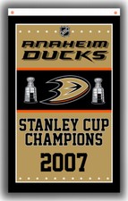 Anaheim Hockey Team Memorable Flag 3x5ft 90x150cm Ducks Champions Best Banner