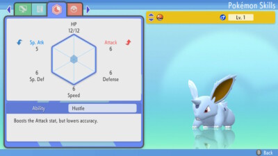 Pokemon Brilliant Diamond Shining Pearl BDSP - Shiny 6IV Nidoran Male