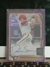 DANSBY SWANSON 39/250 AUTOGRAPH ROOKIE 2015 1st Bowman Chrome Refractor