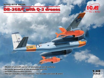 ICM 48286 DB-26B/C with Q-2 drones Bausatz in 1:48