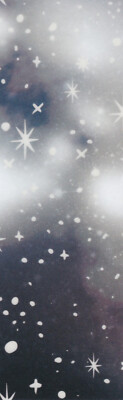 Stars in the Night Sky (each 1 different),  laminated bookmark